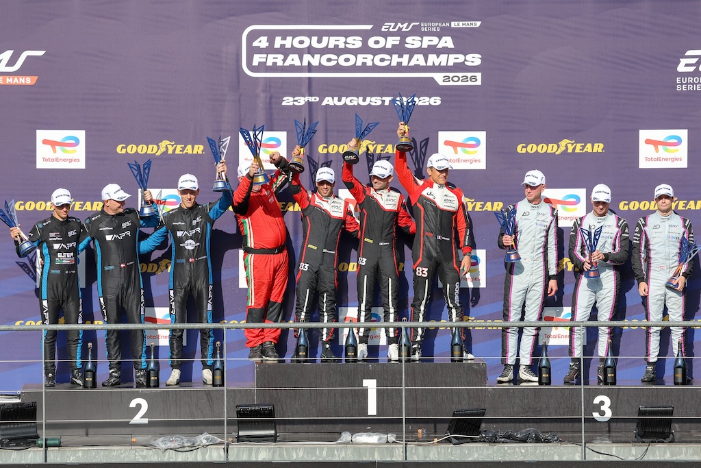 Podieplacering sikrede fortsat mesterskabsføring i ELMS.
(Foto: Algarve Pro Racing)